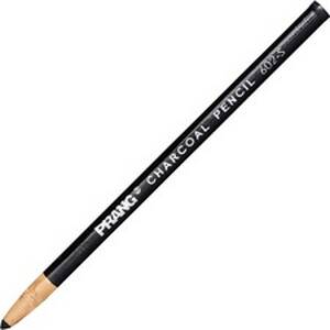Dixon DIX X60300 Prang Charcoal Pencils - Black Lead - 2  Each