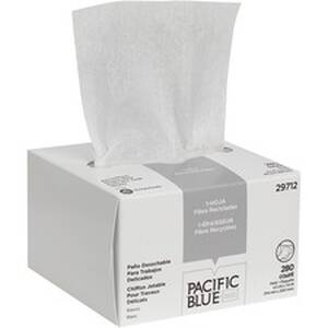 Georgia GPC 29712 Pacific Blue Basic Recycled 1-ply Small Disposable D
