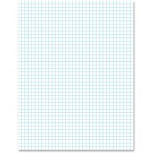 Ampad TOP 22000 2 - Sided Quadrille Pads - Letter - 50 Sheets - Front 