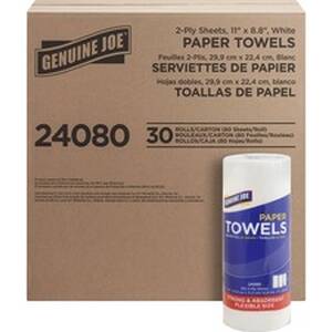 Genuine GJO 24080 Joe Paper Towels - 2 Ply - 11 X 4.40 - 160 Sheetsrol