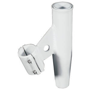 Lees RA5004WH Lee's Clamp-on Rod Holder - White Aluminum - Vertical Mo