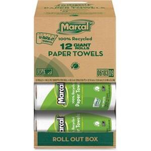 Marcal MRC 06183 Marcal Giant Paper Towel In A Roll Out Carton - 2 Ply
