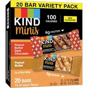 Kind KND 27967 Kind Peanut Butter Variety Pack Mini Snack Bars - No Ar