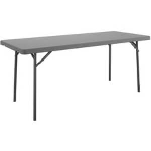 Dorel CSC 60525SGY1E Cosco Zown Corner Blow Mold Large Folding Table -