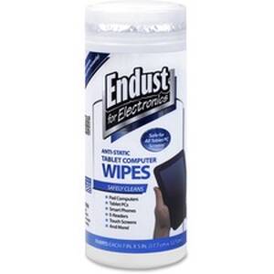 Norazza, END 12596 Endust Anti-static Tablet Wipes 70ct. - For Tablet 