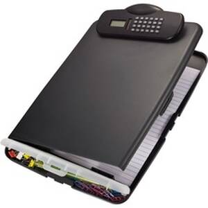 Officemate OIC 83306 Oic Slim Clipboard Storage Box With Calculator - 