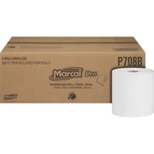 Marcal MRC P708B Marcal Hardwound Roll Towel - 1 Ply - 7.87 X 800 Ft -