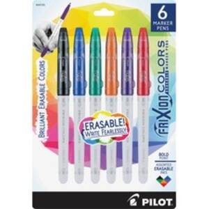 Pilot PIL 44153 Frixion Colors Erasable Marker Pens - Bold Pen Point -