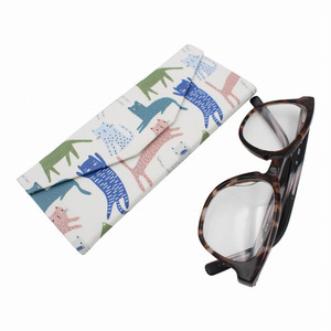 Real 8688 Adorable Animal  Leather Glasses Case - Indie Cats