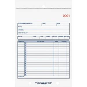 Dominion RED 5L320 Rediform 2-part Carbonless Sales Forms - 50 Sheet(s