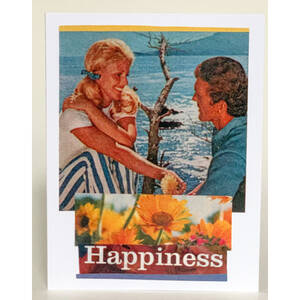 Barnes SQ8033175 Happiness Greeting Card (pack Of 6)