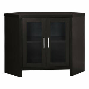Homeroots.co 332929 15.5 X 42 X 30 Cappuccino Particle Board Tv Stand