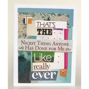 Barnes SQ4658480 That's The Nicest Thing Greeting Card (pack Of 6)