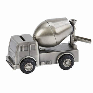 Creative 22676 Cement Mixer Bank, Pewter Finish 3.5 X 2.75 X 5
