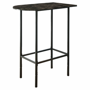 Homeroots.co 332756 23.75 X 35.5 X 41 Grey Mdf Metal  Accent Table