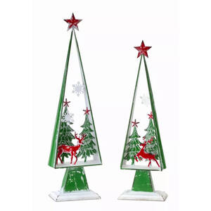 Melrose 80518DS Tree Cut-out (set Of 2) 28h, 32h Metal