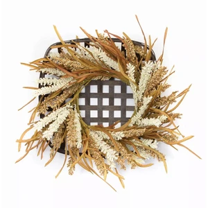 Melrose 81194DS Wreath And Wicker Wall Dcor 20sq Foamwillow