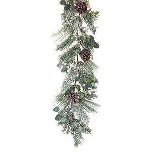 Melrose 81225DS Pine And Eucalyptus Garland 6'l (set Of 2) Plasticpoly