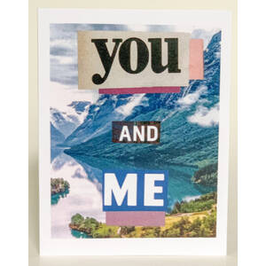 Barnes SQ6182546 You And Me Greeting Card (pack Of 6)