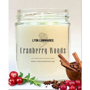 Lyon 9-CRB-1 Cranberry Woods Soy Blend Candle