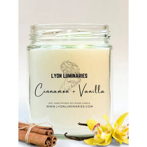 Lyon 9-CNV-1 Cinnamon + Vanilla Soy Blend Candle