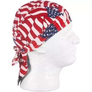 Fox 83-595 Headwrap 12 Pack - Tossed Usa Flag