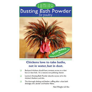 Lumino MA658 Dusting Bath Powder For Poultry 6 Lbs