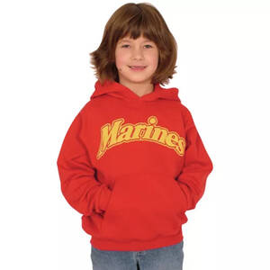 Fox 64-8526 L Youth's Pulloverhooded Red Sweatshirt-marines Large