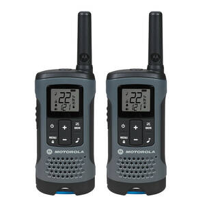 Motorola MOT-T200 Frs Mot-t200 2 Pack Frs 20 Mile Range Gray Radios