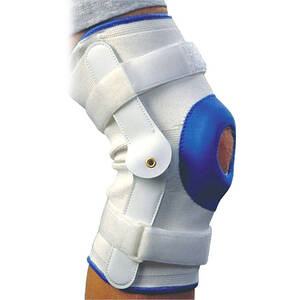 Alex 3636S Deluxe Compression Knee Support With Hinge - Small