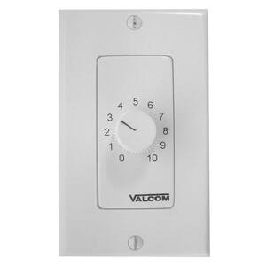 Valcom VC-V-2992-W A Volume Control Unit With White Decor Which Can Be