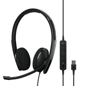 Epos 1000901 Adapt 160t Usb Ii, On-ear Double Sided Usb Headset With I