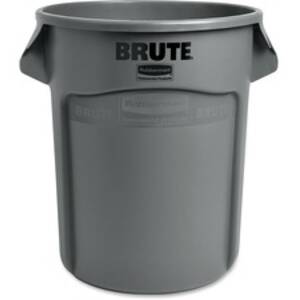 Rubbermaid FG262000GRAY Commercial Brute Round 20-gallon Container - 2