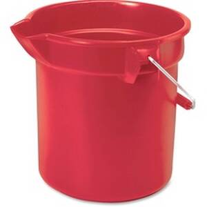 Rubbermaid RCP 261400RD Commercial Brute 14-quart Round Bucket - 14 Qu