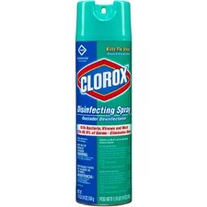 The CLO 38504 Clorox Disinfecting Spray - Spray - 19 Fl Oz (0.6 Quart)
