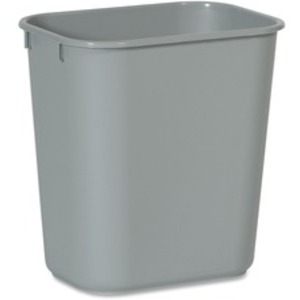 Rubbermaid FG295500GRAY Commercial Standard Series Wastebaskets - 3.41