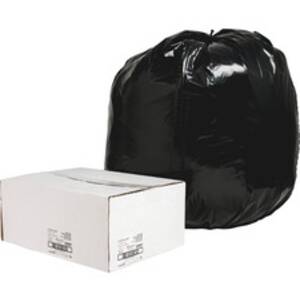 Nature NAT 00997 Black Low-density Recycled Can Liners - Extra Large S