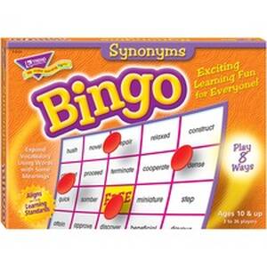 Trend TEP 6131 Trend Synonyms Bingo Game - Themesubject: Learning - Sk
