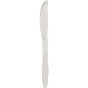 Solo SCC GDC6KN0090 Extra Heavyweight Cutlery Clear Knives - 1000carto