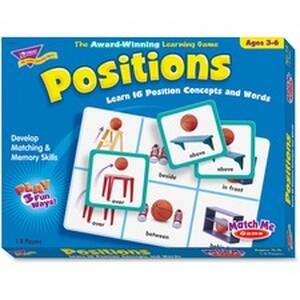 Trend TEP T58104 Trend Positions Match Me Games - Educational - 1 To 8