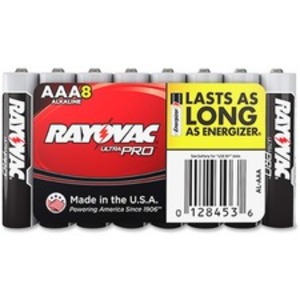Spectrum RAY ALAAA8J Rayovac Ultra Pro Alkaline Aaa Batteries - For Mu