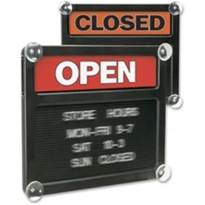 U. USS 3727 Headline Openclosed Letter Board Sign - 1 Each - Openclose
