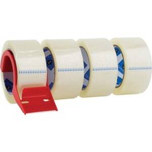 Sparco SPR 64011 Heavy-duty Packaging Tape With Dispenser - 55 Yd Leng