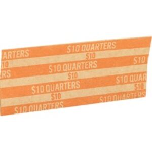 Sparco SPR TCW25 Flat Coin Wrappers - 1000 Wrap(s)total $10 In 40 Coin