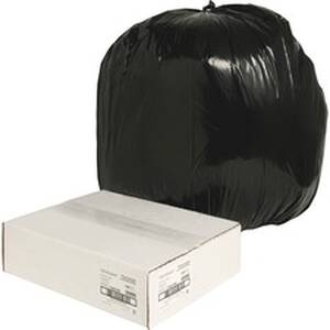 Nature NAT 00990 Black Low-density Recycled Can Liners - Large Size - 