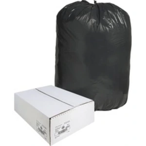Nature NAT 00991 Black Low-density Recycled Can Liners - Extra Large S