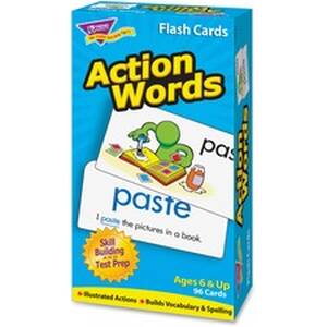 Trend TEP 53013 Trend Action Words Skill Drill Flash Cards - Education