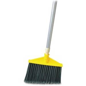 Rubbermaid RCP 638500GRA Commercial Aluminum Handle Angle Broom - Poly