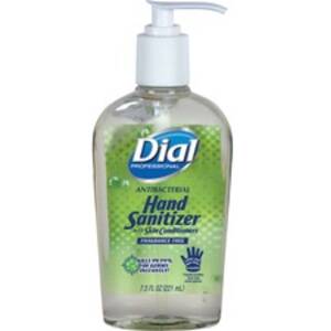 Dial 2340001585 Hand Sanitizer - Pump Bottle Dispenser - Kill Germs - 