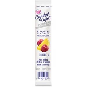 Heinz KRF 00015 Crystal Light On-the-go Raspberry Lemonade Mix Sticks 